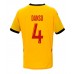 Maillot de foot RC Lens Kevin Danso #4 Domicile vêtements 2024-25 Manches Courtes